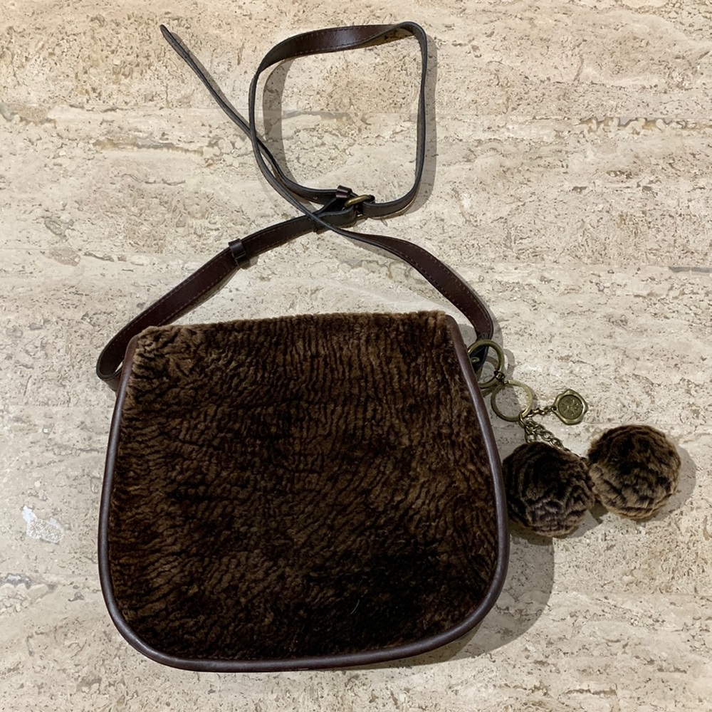 NWOT Patricia Nash Salerno Sherpa crossbody bag